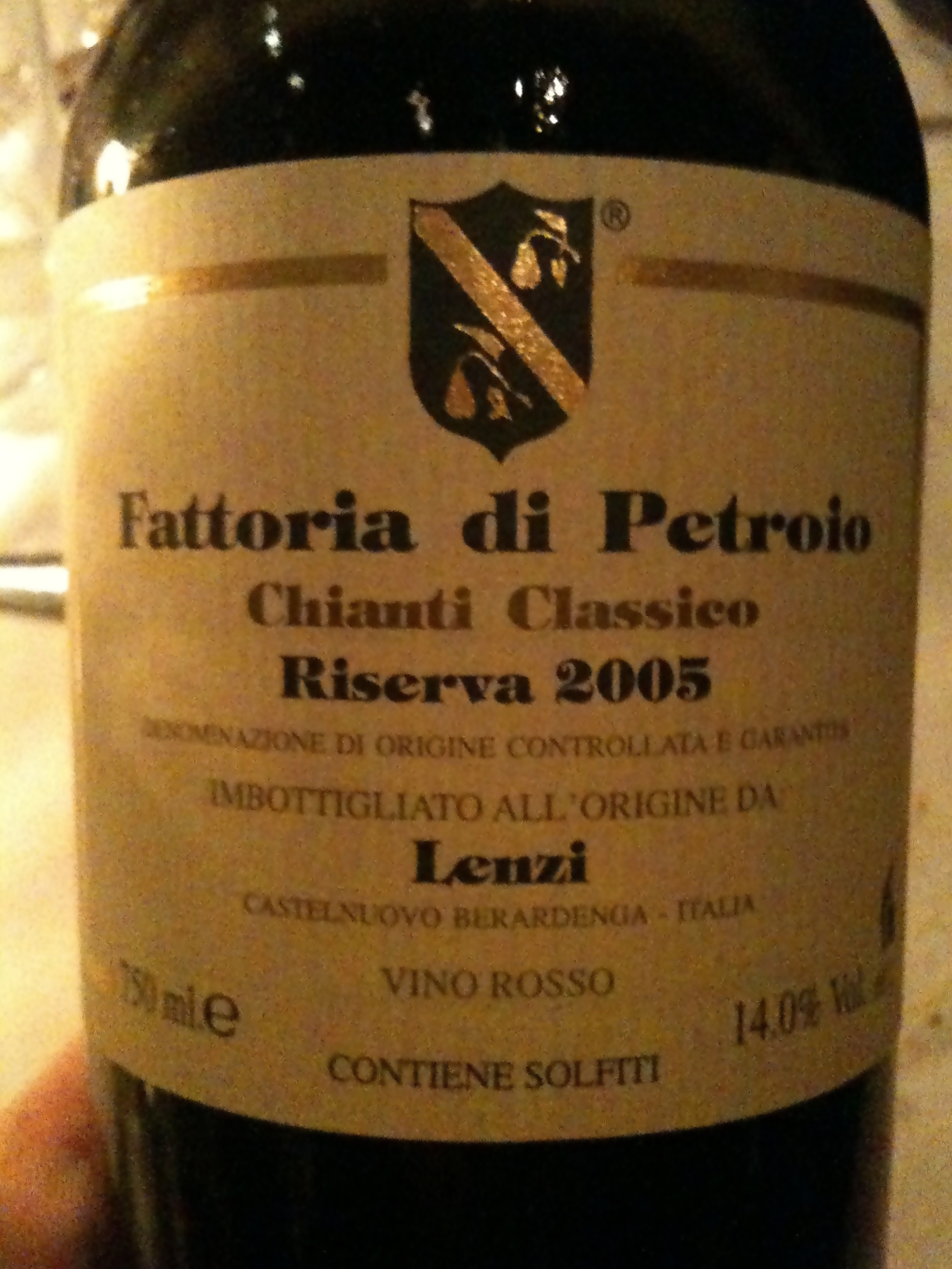 Fattoria di Petroio Chianti Classico Riserva 2005