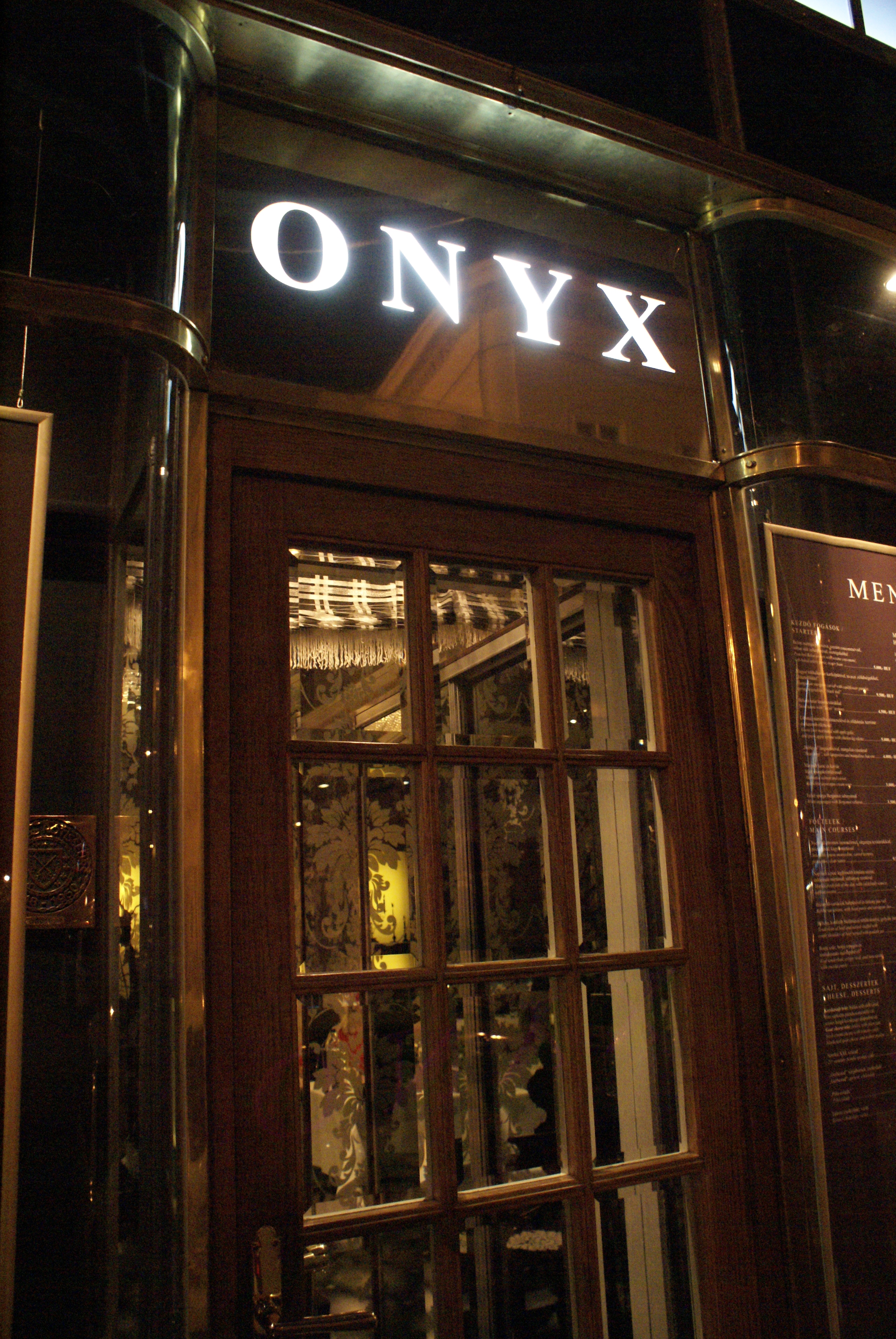 Onyx Restaurant Budapest
