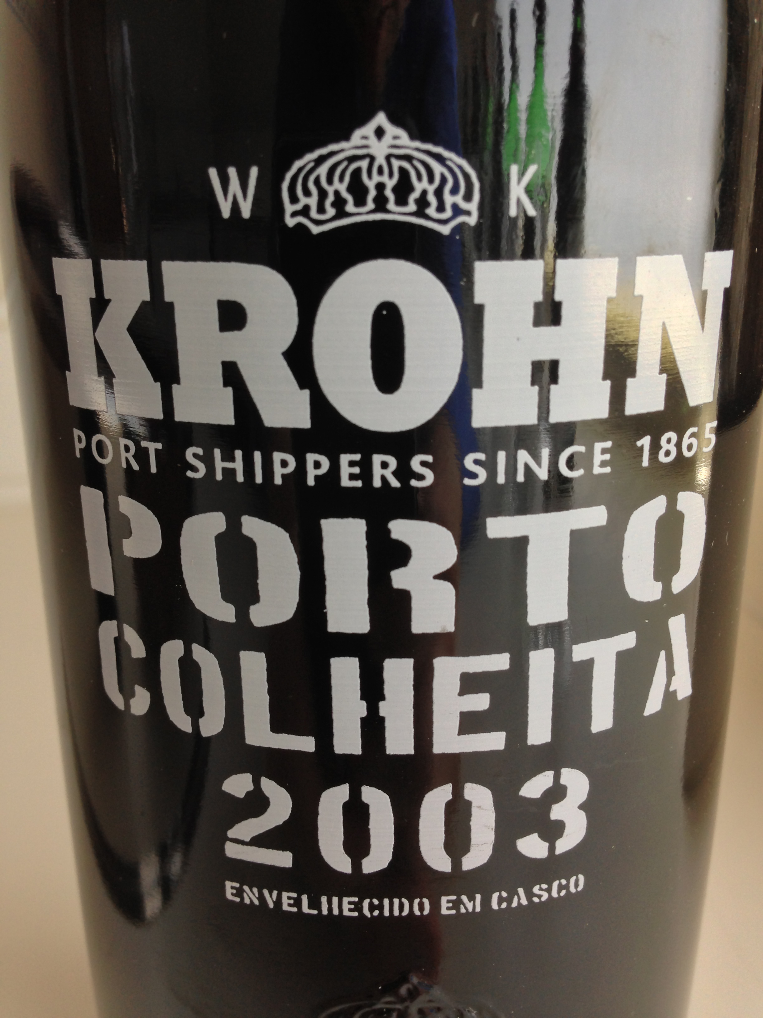 Krohn Colheita 2003: this will be great… in many years.