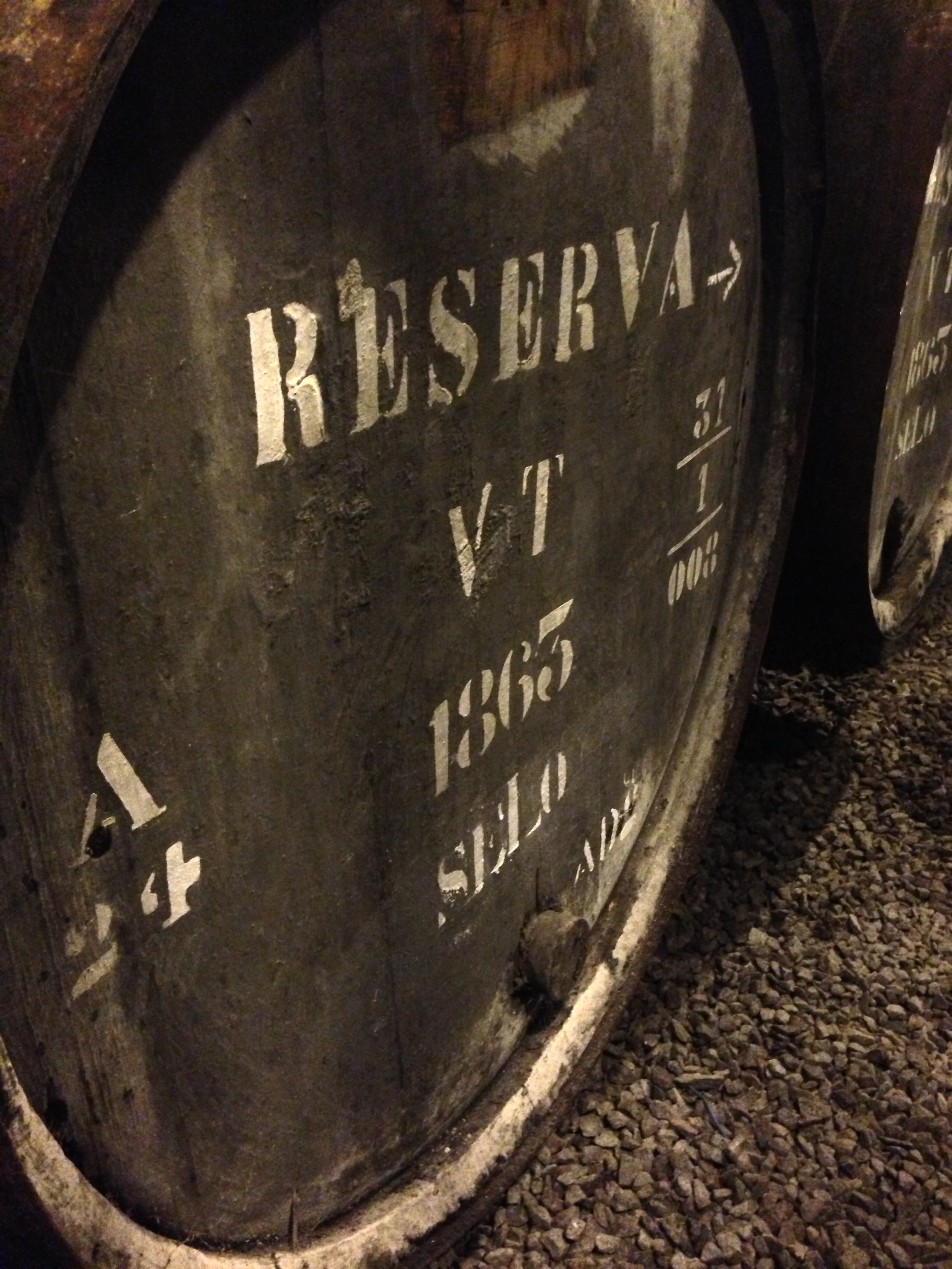 Krohn 1863: only three casks left of this, apparently the oldest port still ageing in oak.