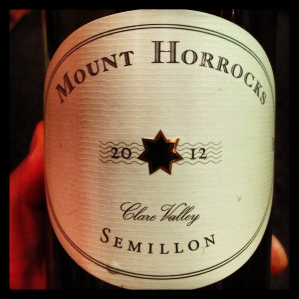 Not on this tasting but another Semillon that impressed.