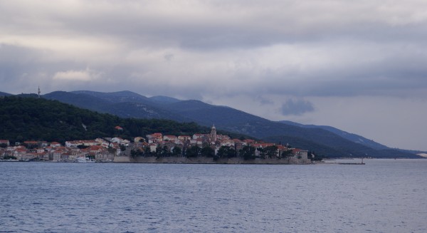 Korčula town approach