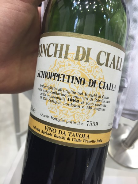 Ronchi di Cialla Schioppettino 1983