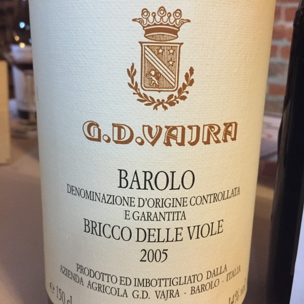 G. D. Vajra Barolo Bricco delle Viole 2005