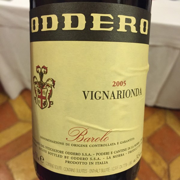 Oddero Barolo Vigna Rionda 2005