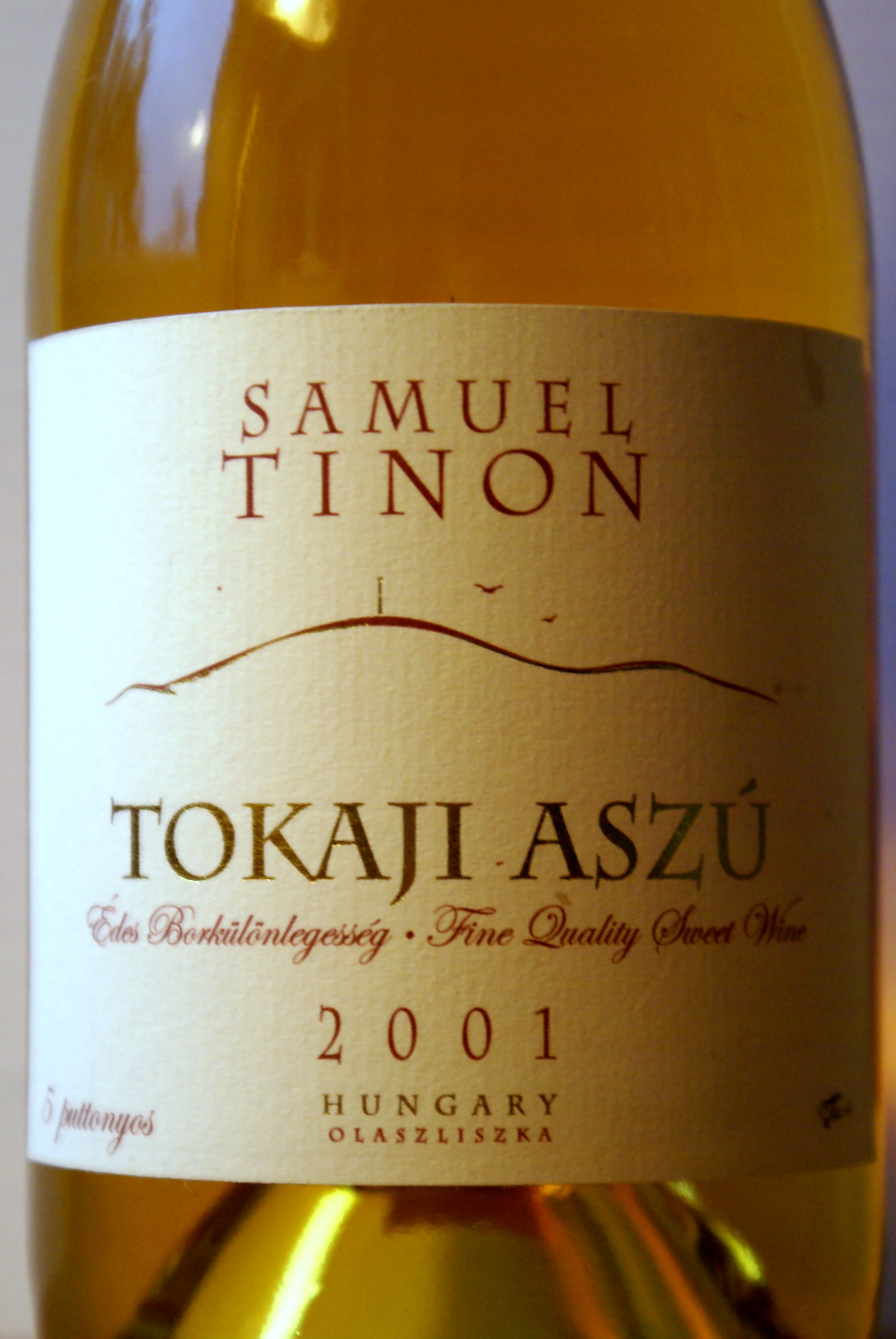 Samuel Tinon Tokaji Aszú 5P 2001