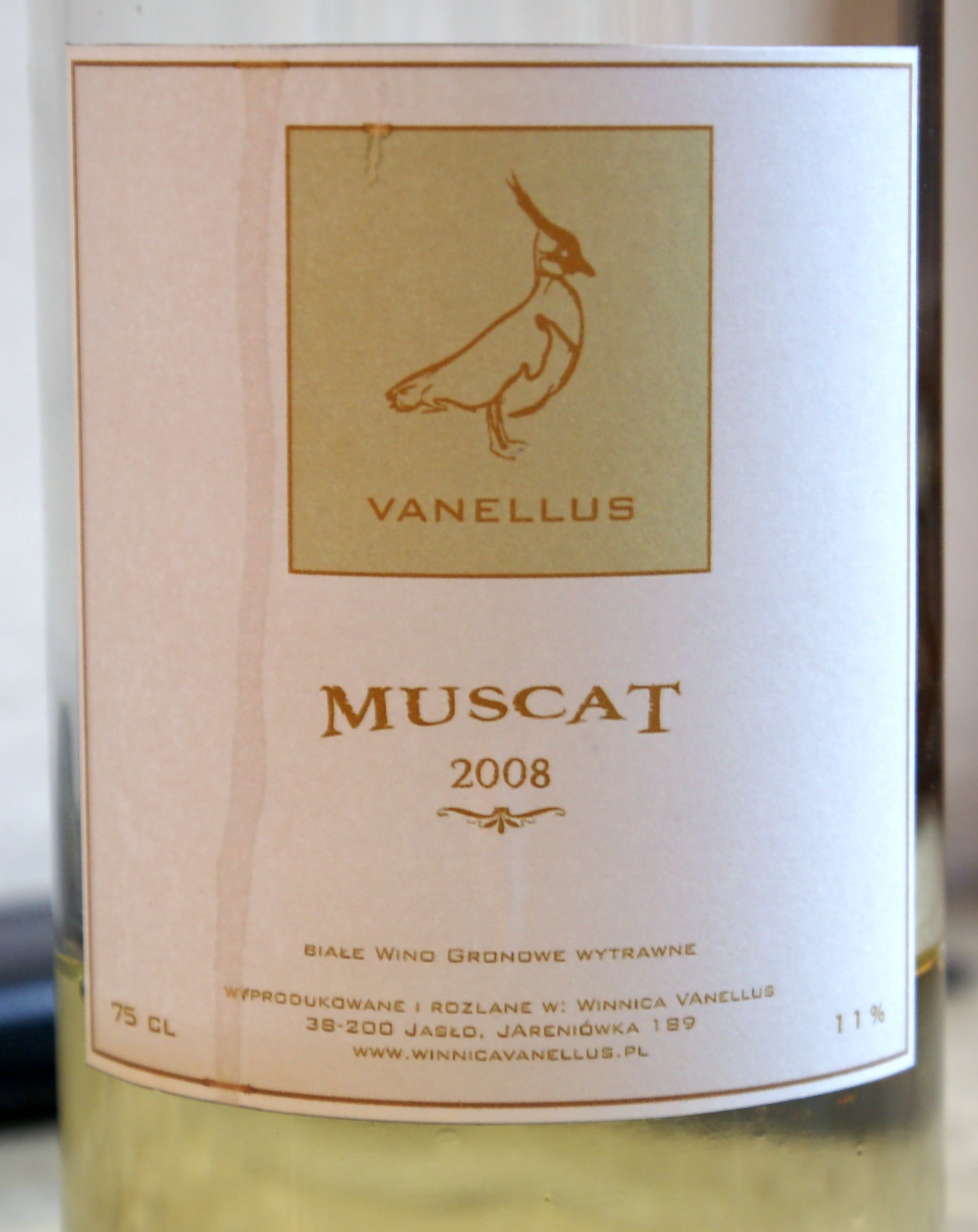 Winnica Vanellus Muscat 2008