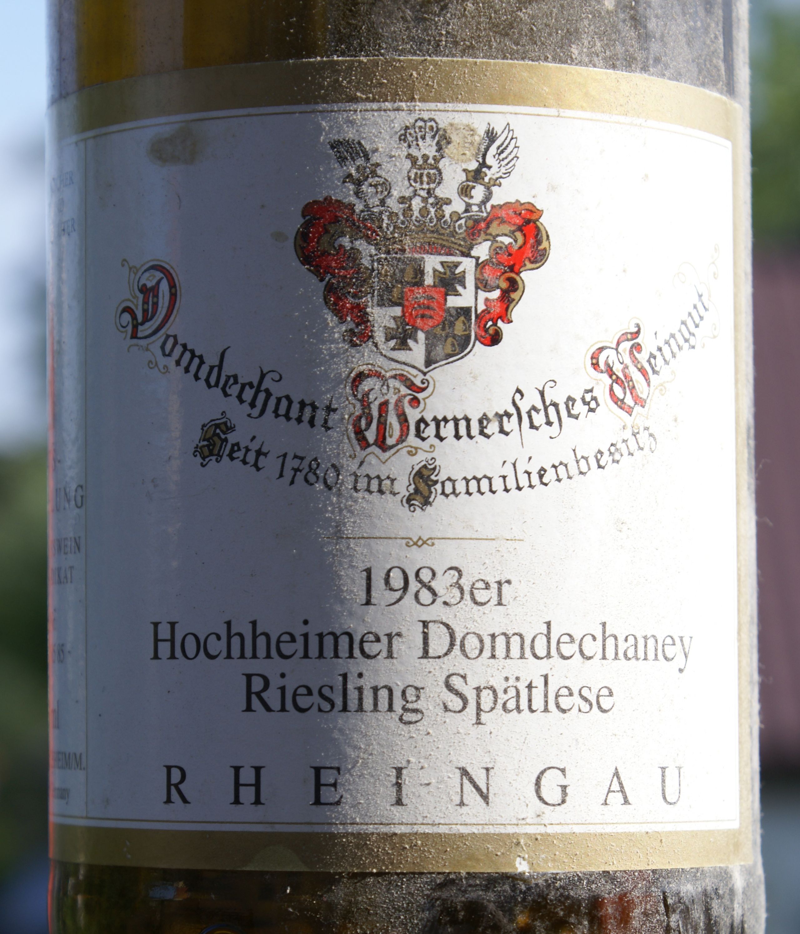 Domdechant Riesling Domdechaney Spatlese 1983