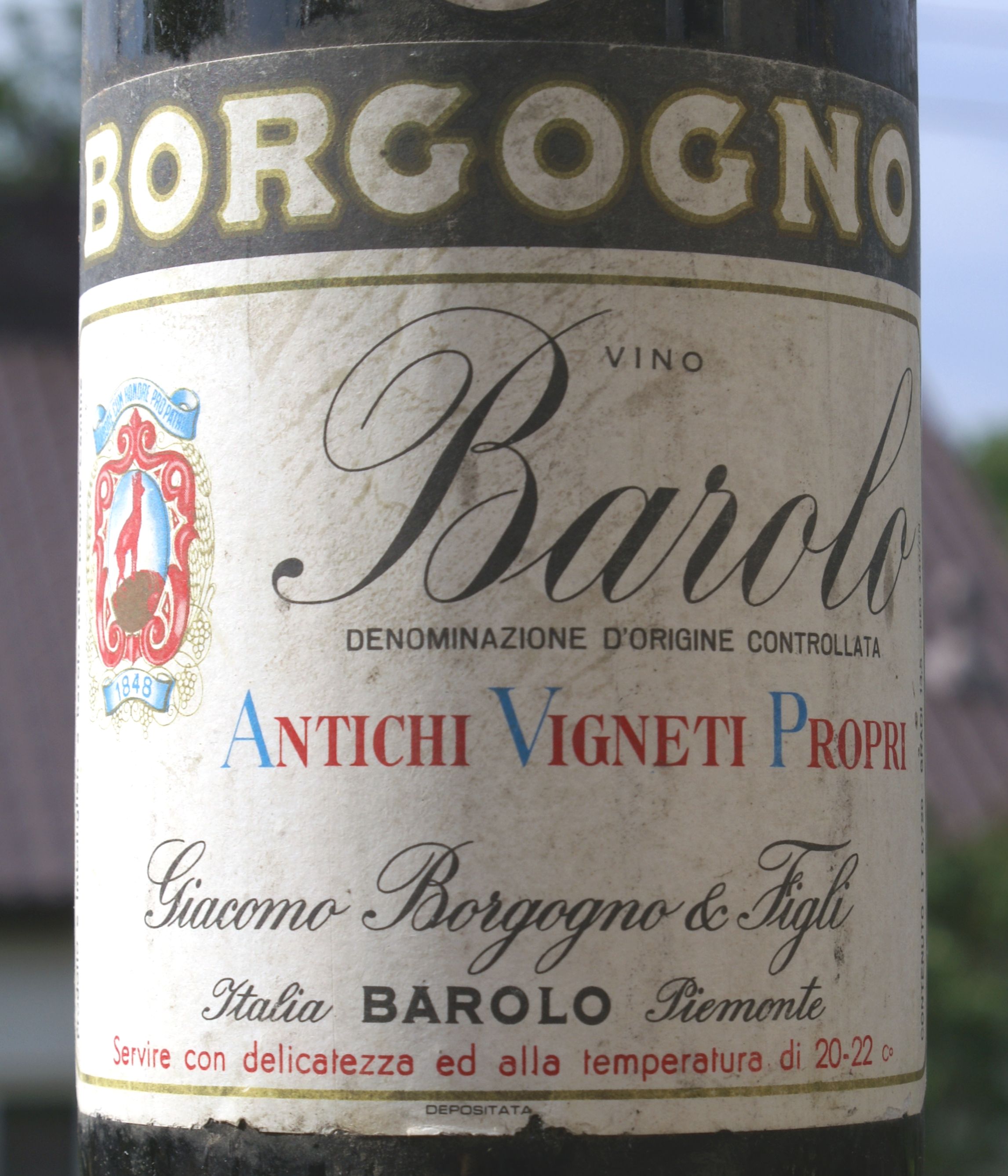 Giacomo Borgogno Barolo Riserva 1947 (2)