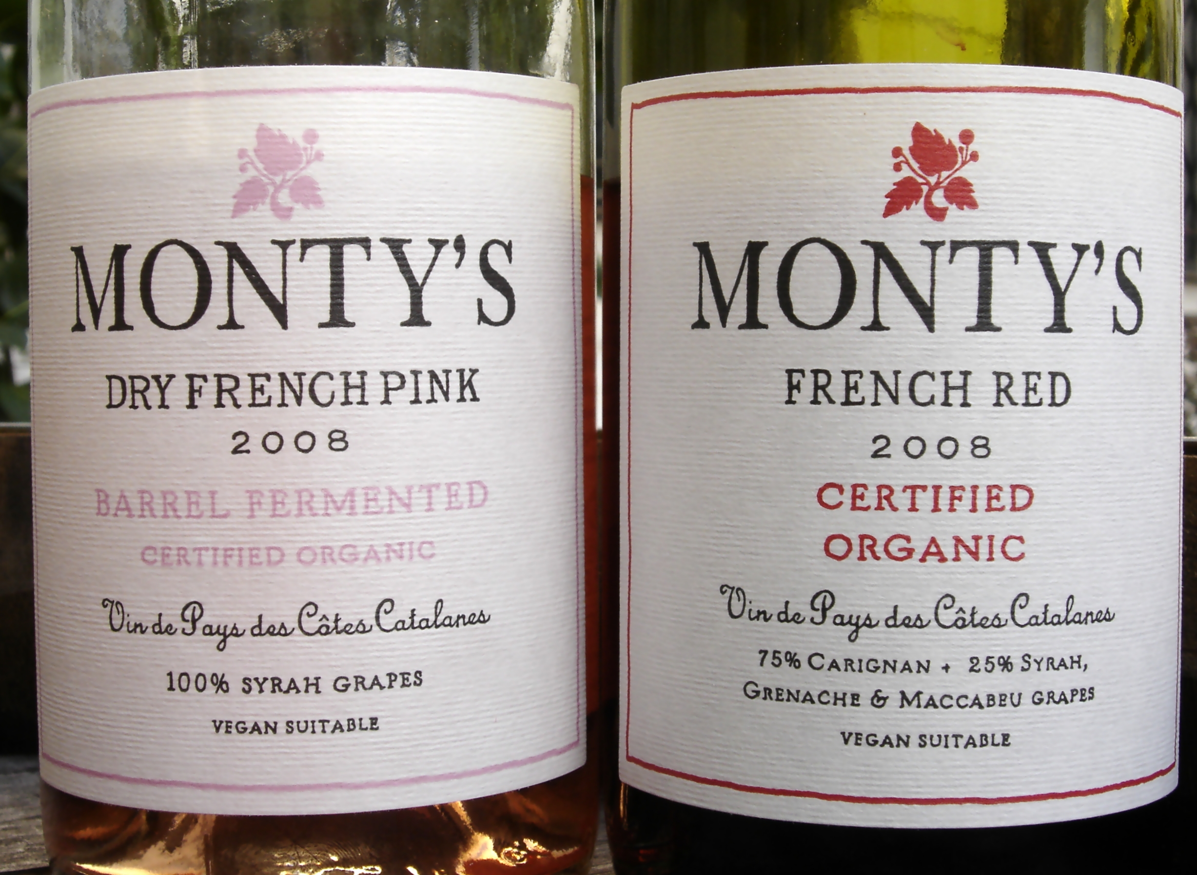 Monty's French Red & Dry French Pink 2008