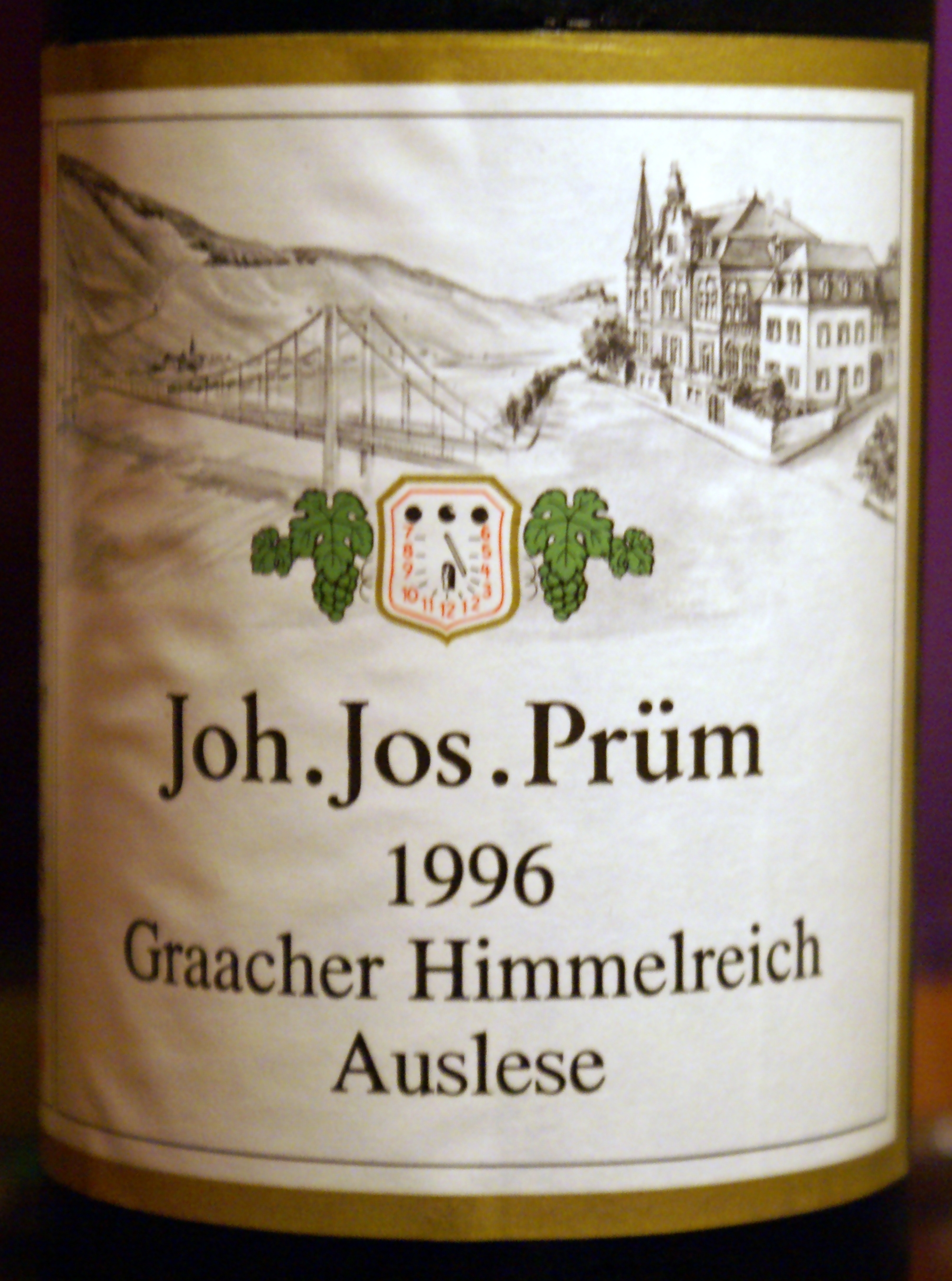 Joh. Jos. Prüm Graacher Himmelreich Riesling 2002