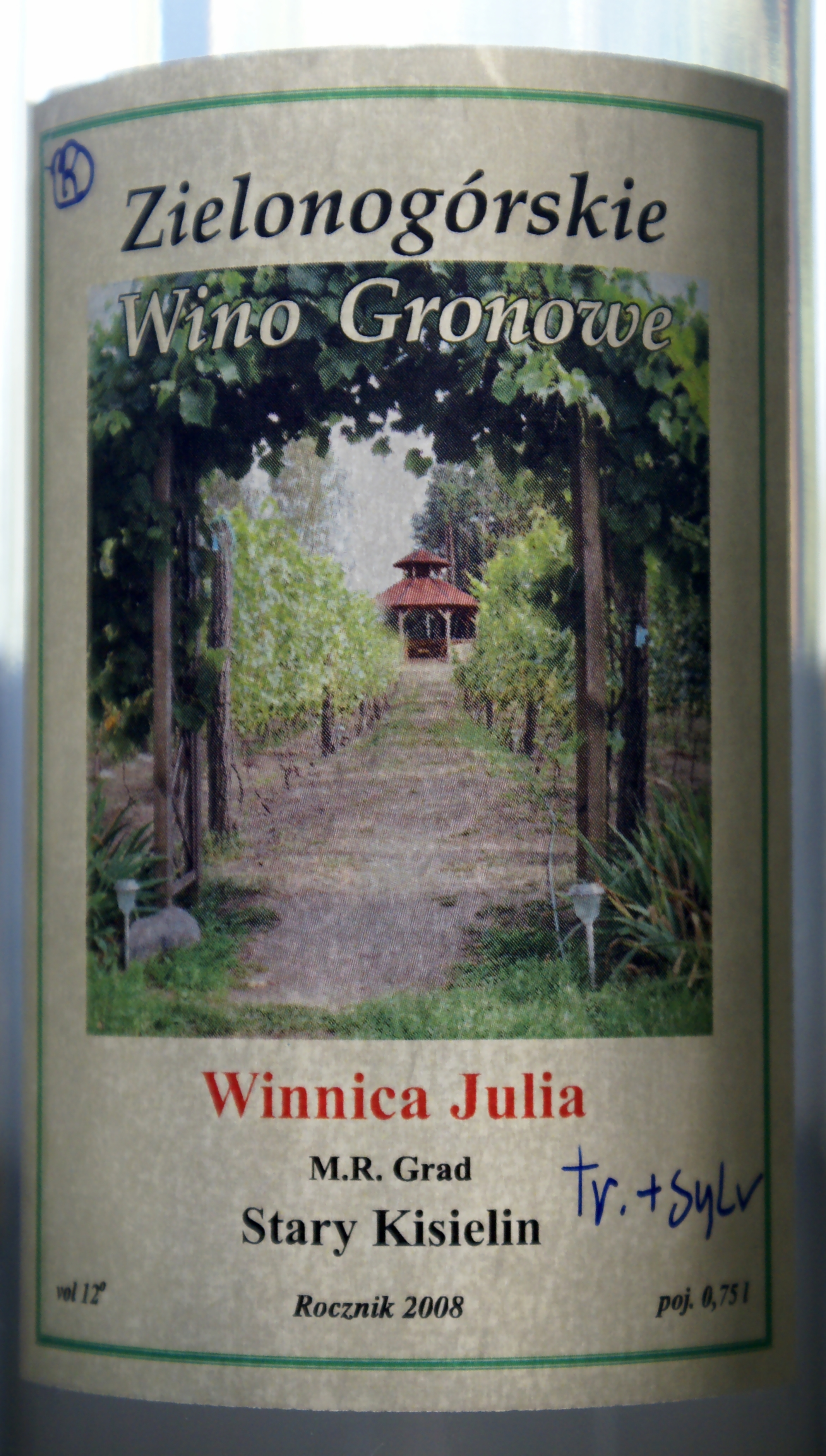 Winnica Julia Traminer-Sylvaner 2008