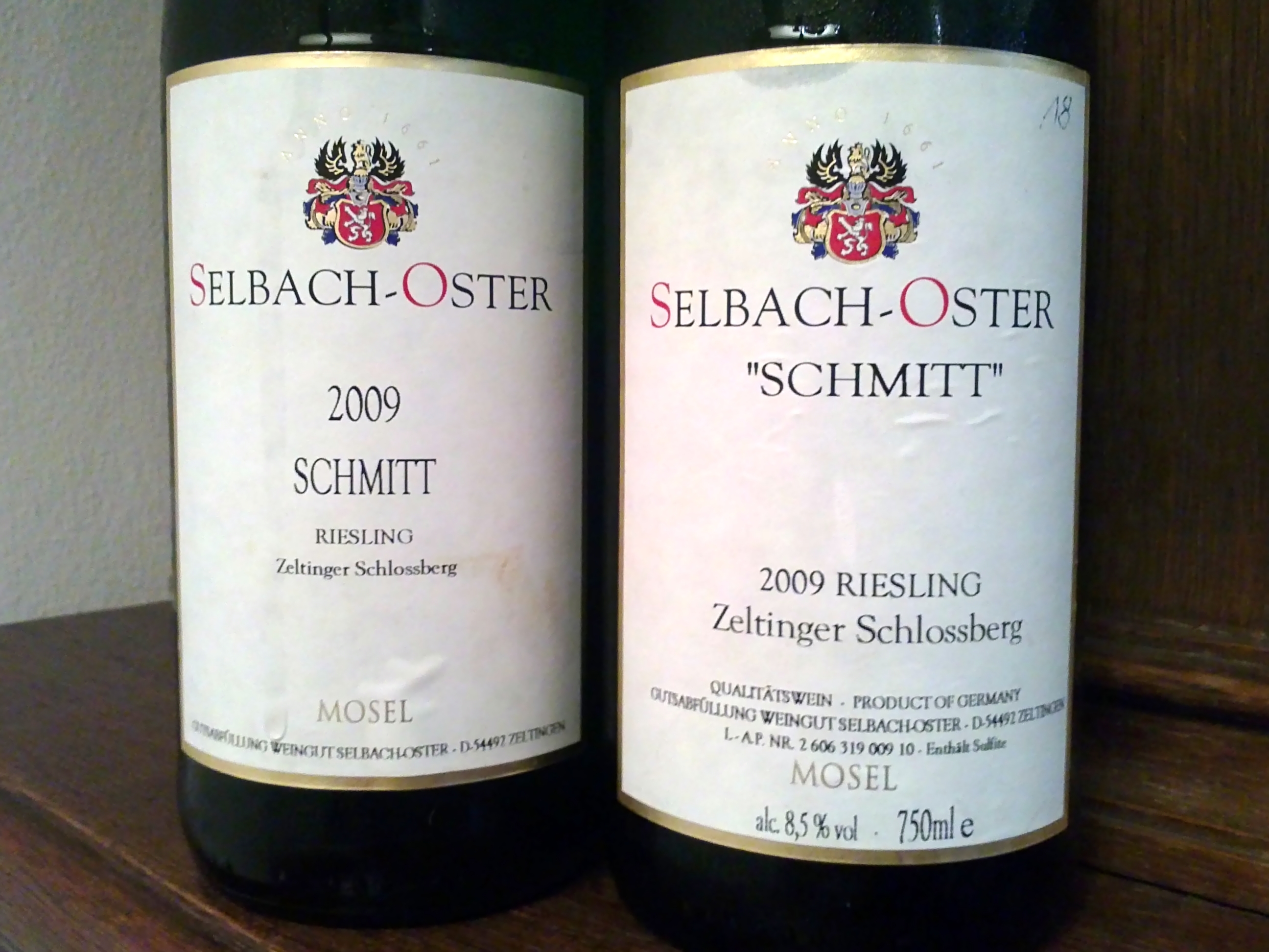 Selbach-Oster Riesling Schmitt 2009
