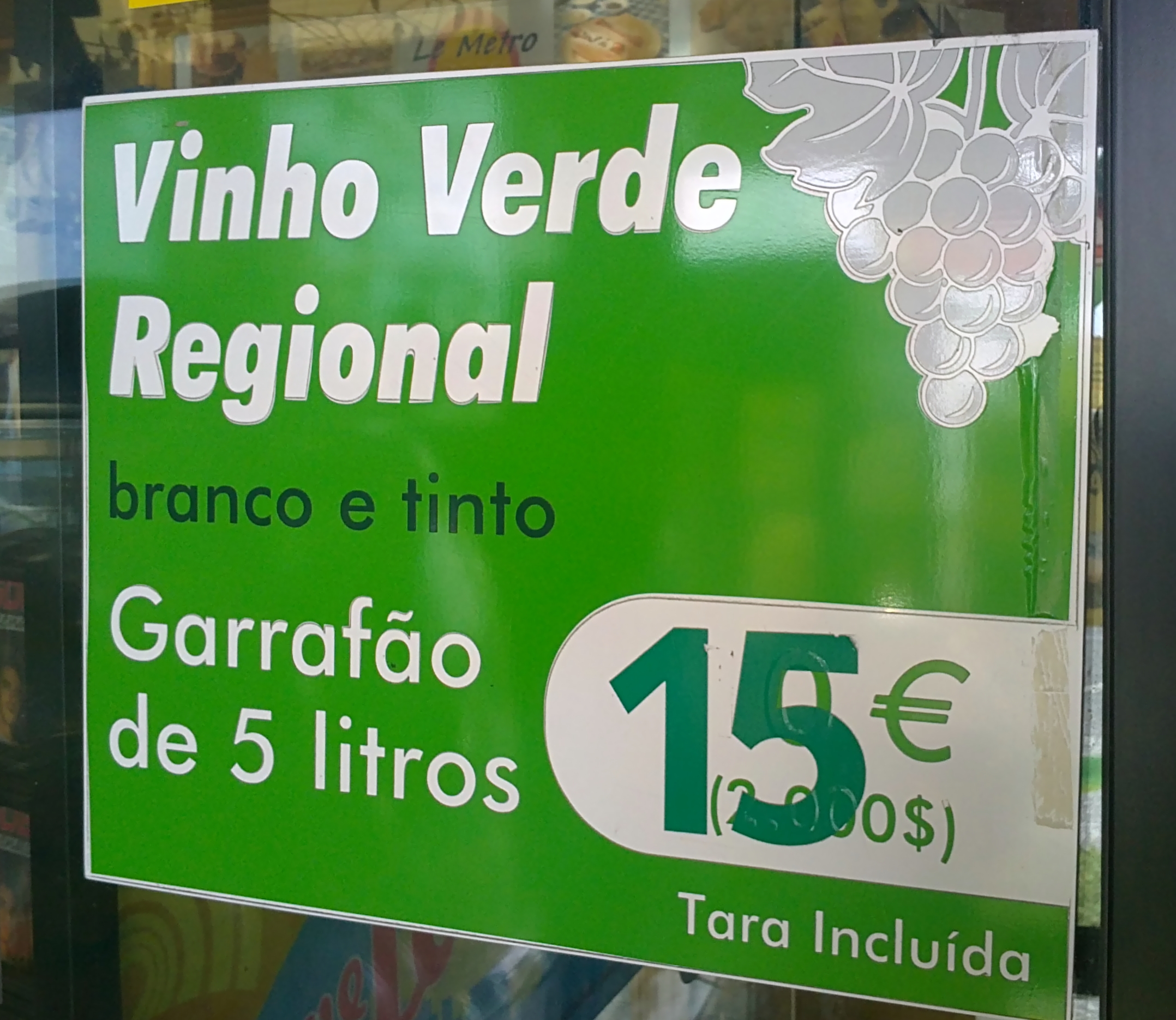 Vinho Verde Regional Branco / Tinto 5l