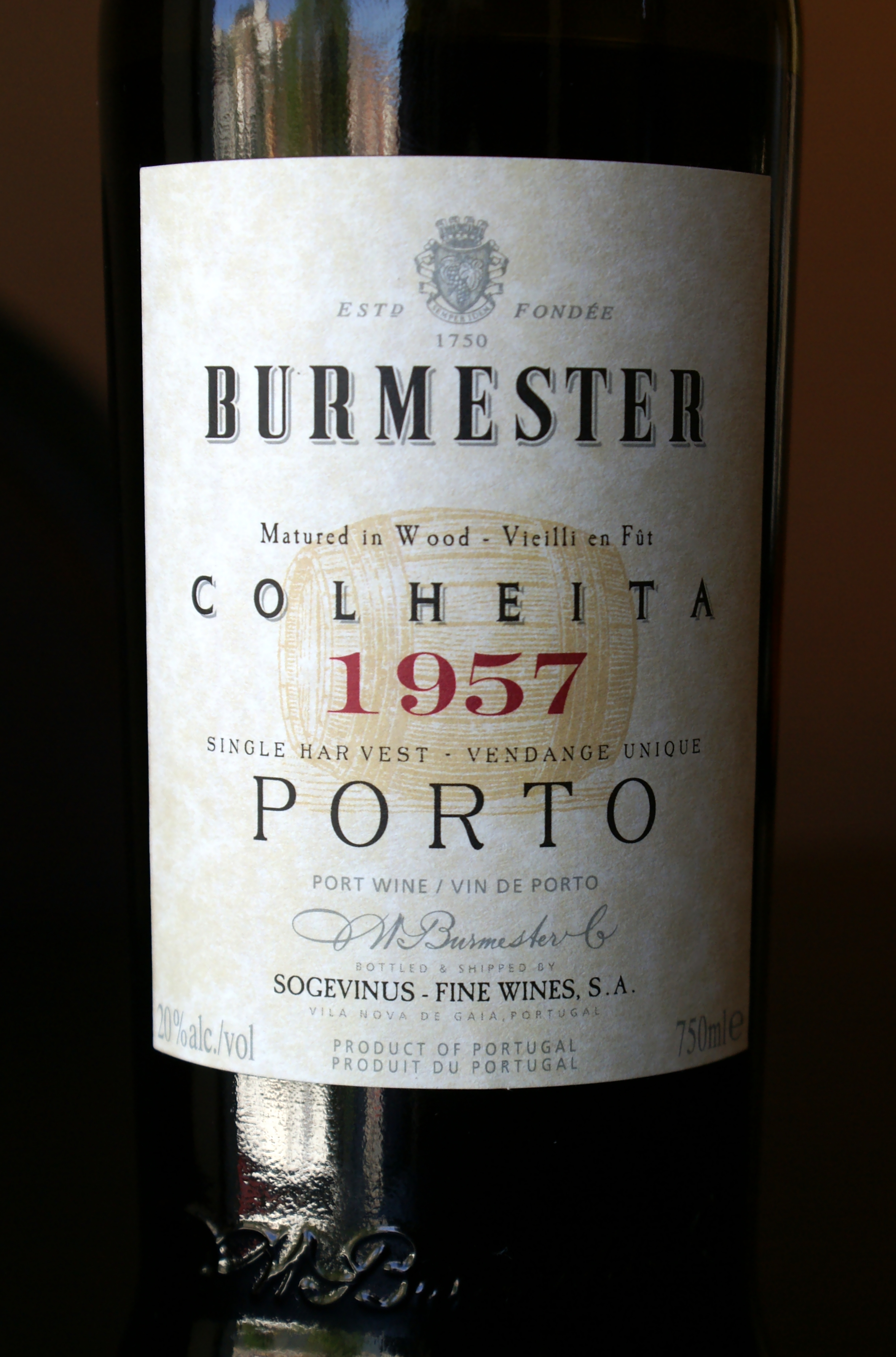 Burmester Colheita Porto 1957