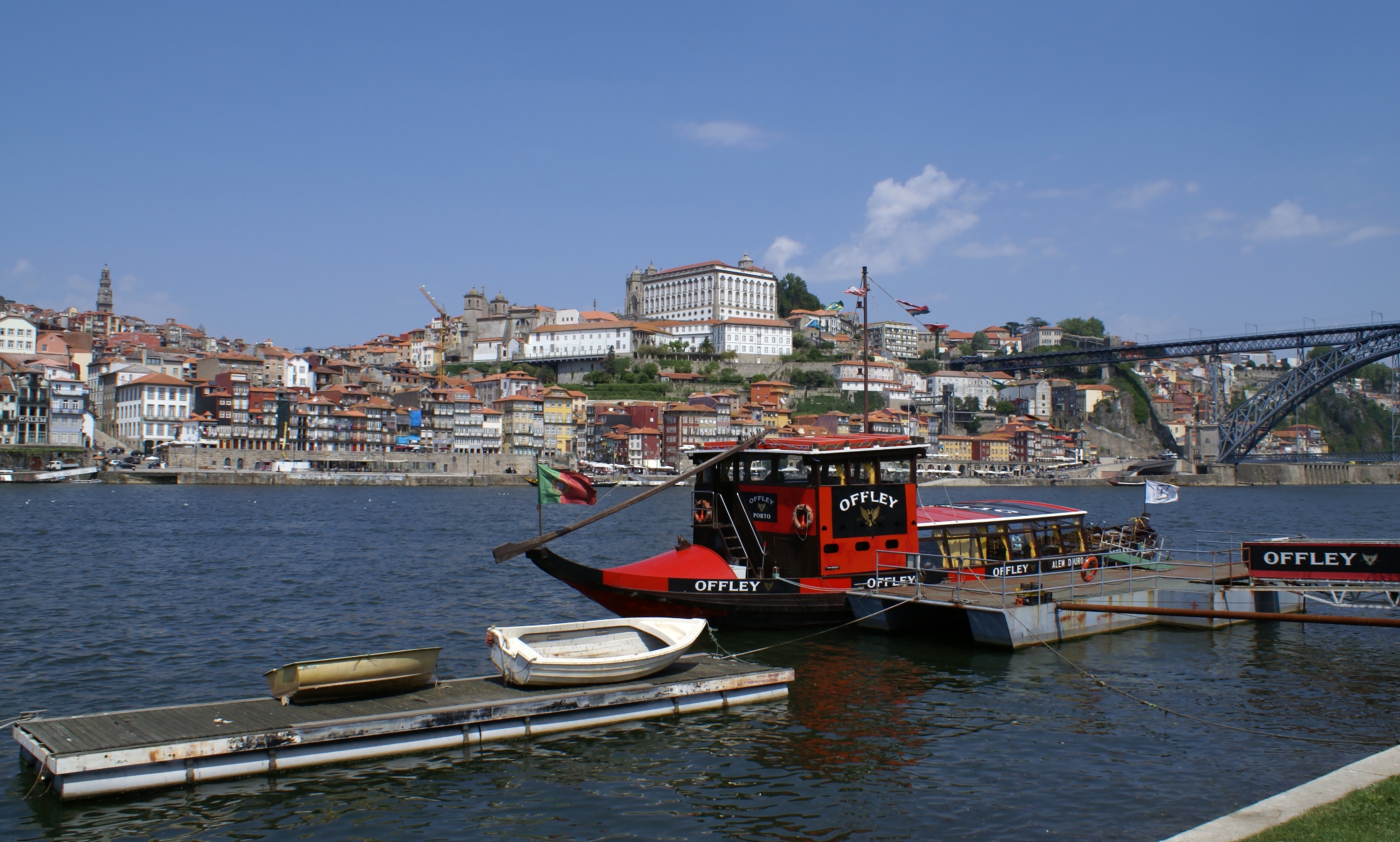 Offley barco rabelo at Vila Nova de Gaia / Porto quai.