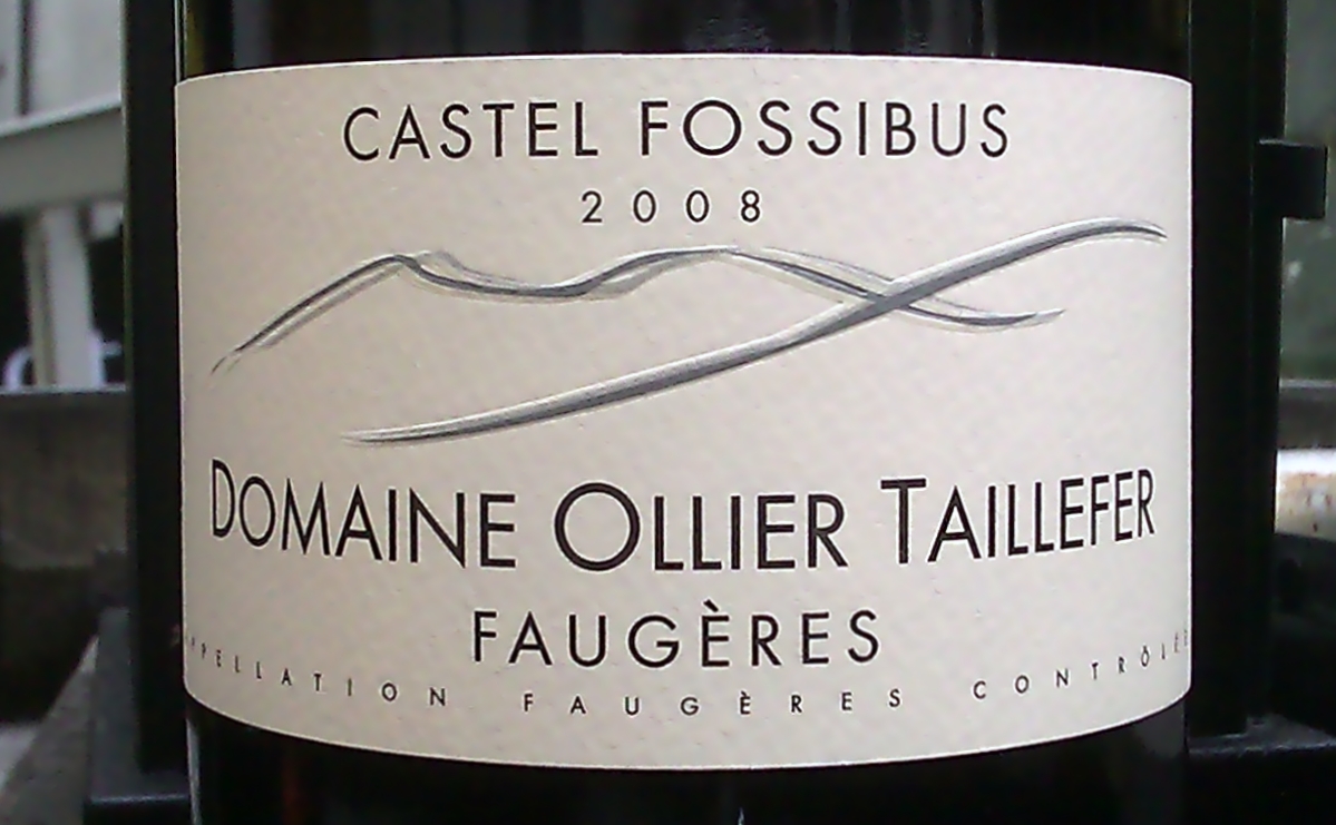 Domaine Ollier Taillefer Castel Fossibus 2008