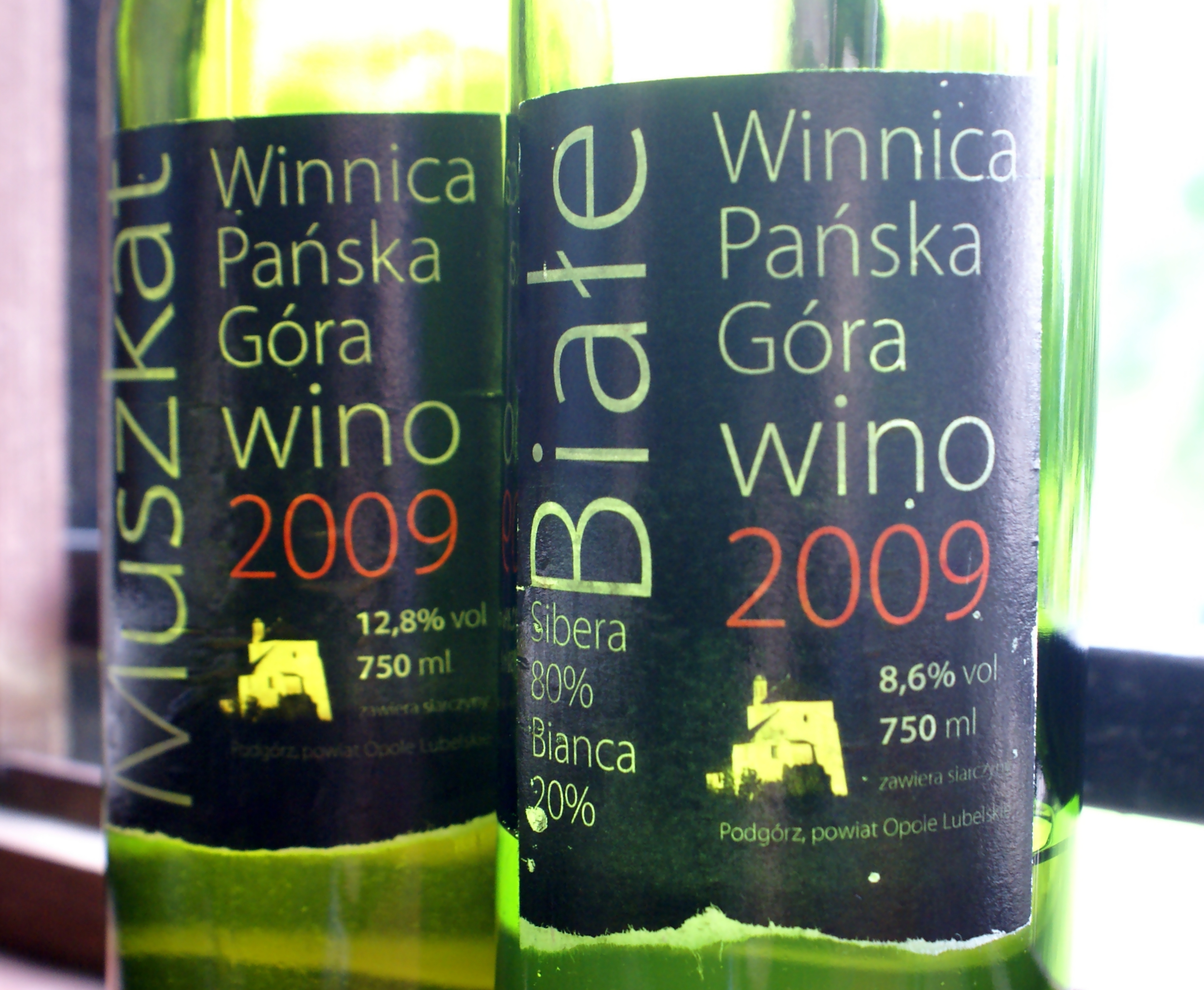 Winnica Pańska Góra Muszkat + Białe 2009