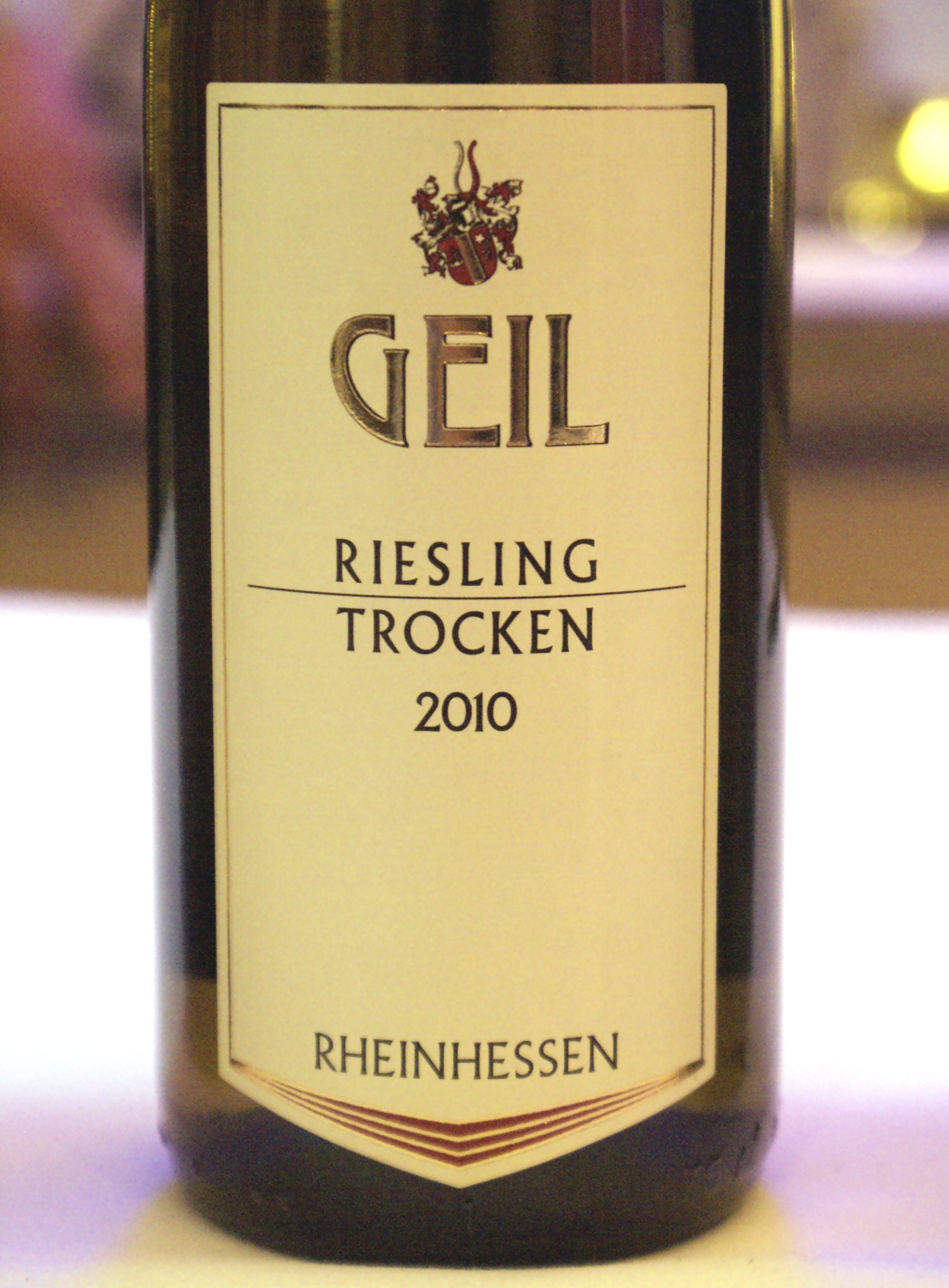 Geil Riesling trocken 2010