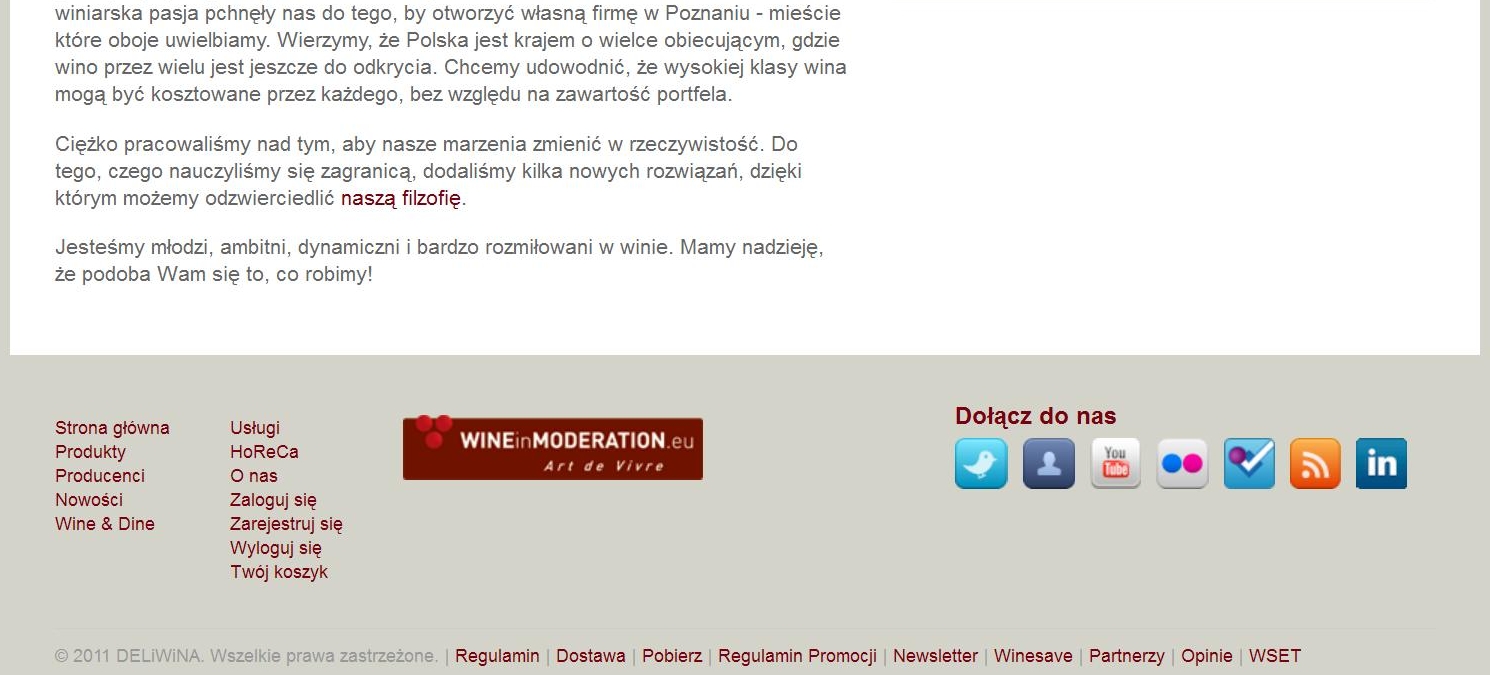 Deliwina.pl website