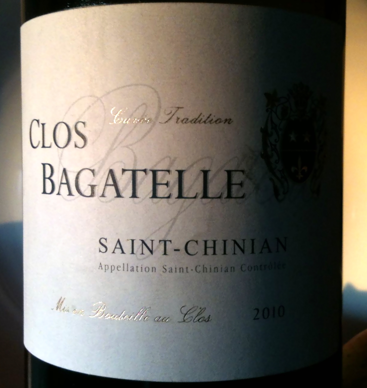 Clos Bagatelle Saint-Chinian 2010