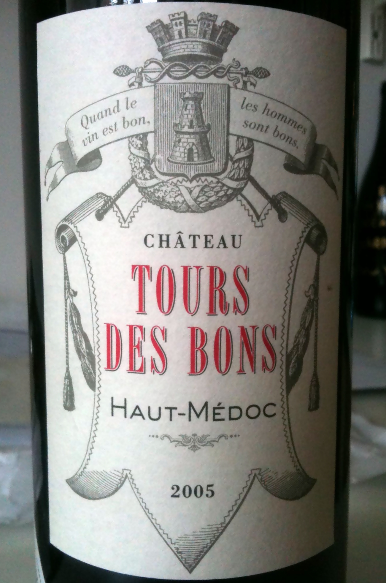 Chateau Tours des Bons Haut-Medoc 2005