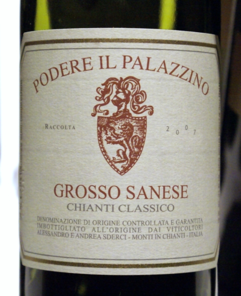 Podere Il Palazzino Chianti Classico Grosso Sanese 2007