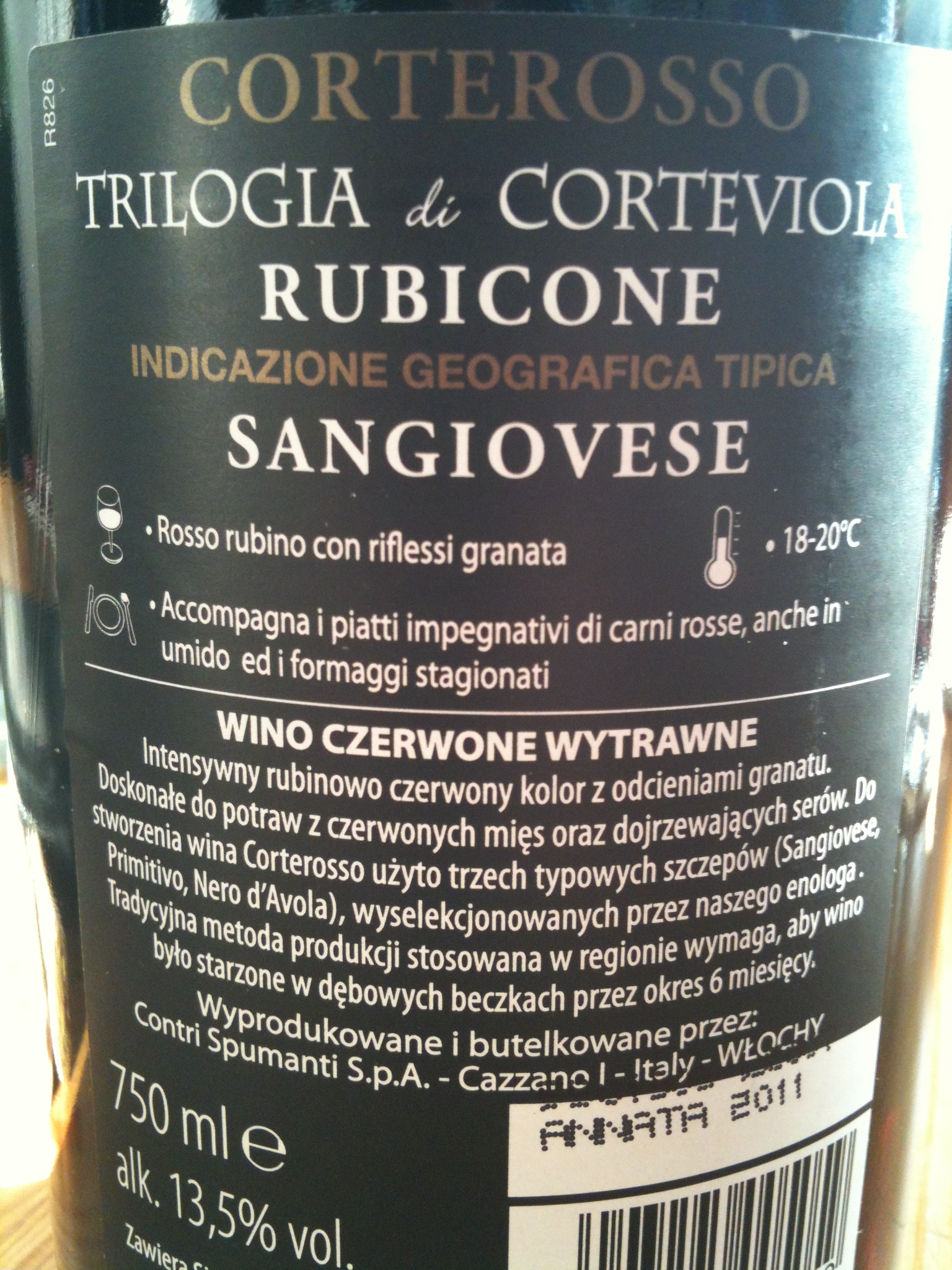 Biedronka Sangiovese Rubicone