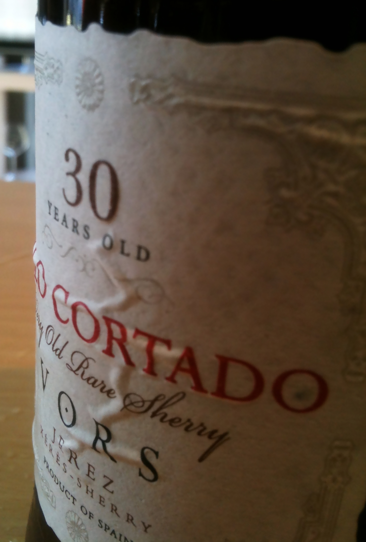 Lustau Sherry Palo Cortado VORS 30 Years Old